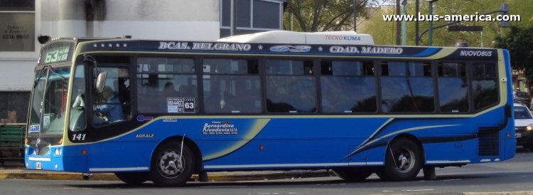 Agrale MT 15.0 LE - Nuovobus Menghi PH0036 - Bernardino Rivadavia
PPP 841
[url=https://galeria.bus-america.com/displayimage.php?pid=40565]https://galeria.bus-america.com/displayimage.php?pid=40565[/url]

Línea 63 (Buenos Aires), interno 141
