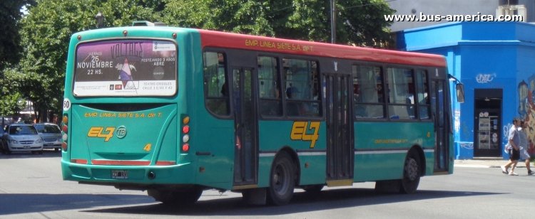 Agrale MT 15.0 - Todo Bus Pompeya II - EL7
MWF193

Línea 307 (Provincia de Buenos Aires), interno 4
Ex Línea 126 (Buenos Aires), interno 7, desde 09-2013 a 10-2016
