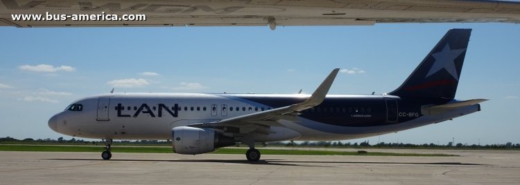 Airbus A 320 (en Argentina) - LAN
CC-BFG
[url=https://galeria.bus-america.com/displayimage.php?pid=47302]https://galeria.bus-america.com/displayimage.php?pid=47302[/url]
