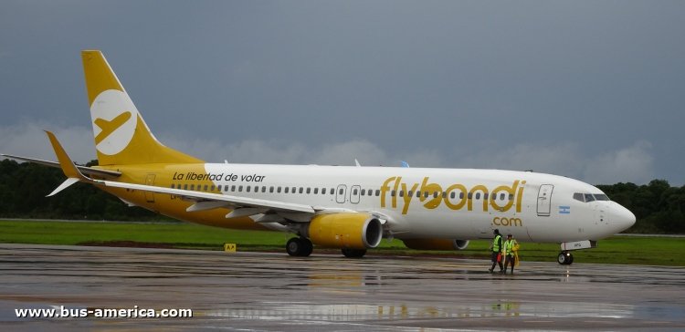 Boeing 737 (en Argentina) - FlyBondi
LV-¿?

