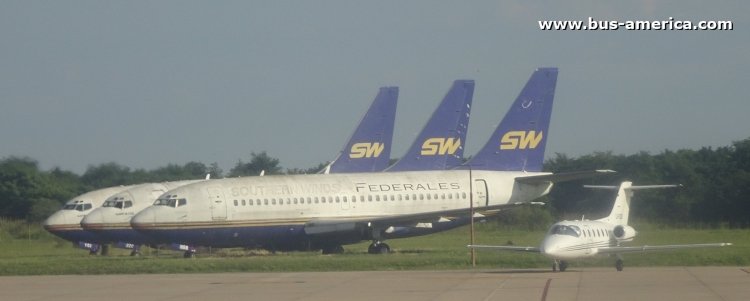 Boeing 737 (en Argentina) - SW
Línea aerea que funcionó entre 1996 y 2005
