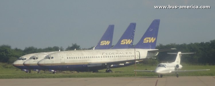 Boeing 737 (en Argentina) - SW
Línea aerea que funcionó entre 1996 y 2005
