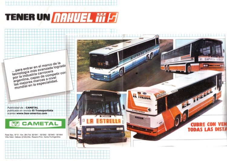 Cametal Nahuel IIIS
Publicidad de CAMETAL
Publicado en revista El Transportista
