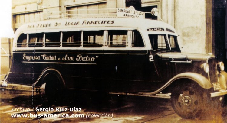 Chevrolet - Vaccaro - Ciudad de San Pedro
29-30
[url=https://bus-america.com/galeria/displayimage.php?pid=65130]https://bus-america.com/galeria/displayimage.php?pid=65130[/url]

Fotografía : (seguramente para) Empresa Ciudad de San Pedro
Archivo : Sergio Ruiz Díaz
Reproducción : Anibal T. 
