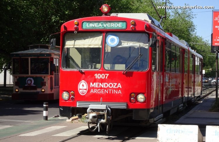 Duewag-Siemens U2 (en Argentina) - Metro Tranvía , STM
Linea Verde (Mendoza), dupla 1007
Ex linea Verde (San Diego, USA), dupla 1007




Archivo originalmente posteado en noviembre de 2018
