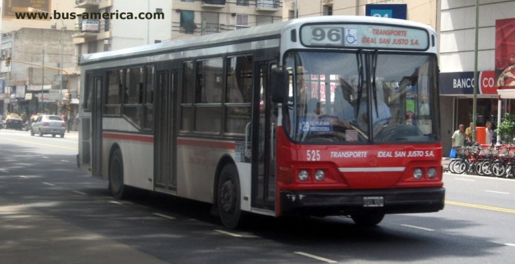 El Detalle OA 101 - Transp. Ideal San Justo
DVU 692

Línea 96 (Buenos Aires), interno 525
