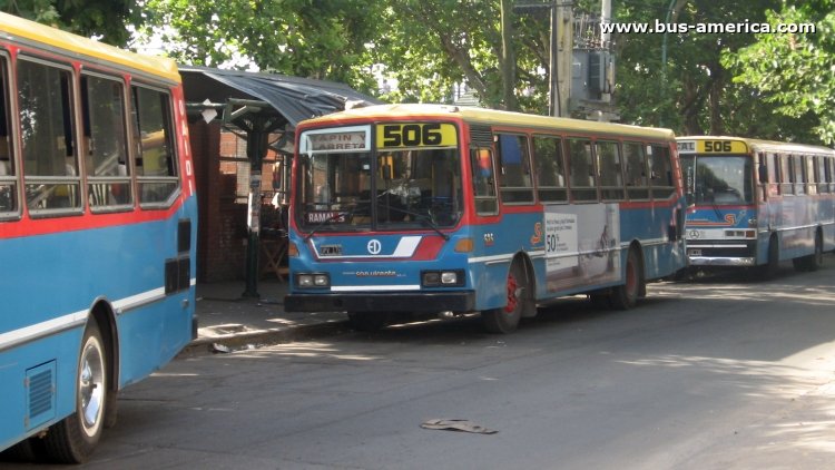 El Detalle OA 101 D-2350 - Emp. San Vicente
UPV176 - antes B.2402765

Línea 506 (Pdo. Atte. Brown), interno 525
