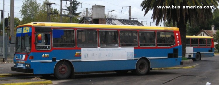 El Detalle OA 101 D-2350 - Emp. San Vicente
Línea 521 (Pdo. Atte. Brown), interno 401
