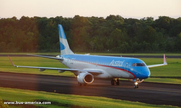 Embraer 190 (en Argentina) - Austral
LV-CHO
