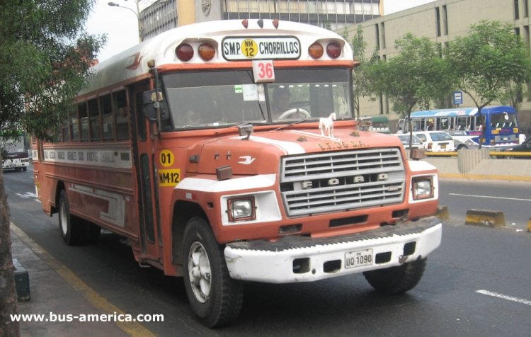 Ford - Blue Bird (en Perú) - E.T. 36 San Martín de Porres
UQ1090
Ex línea 36
