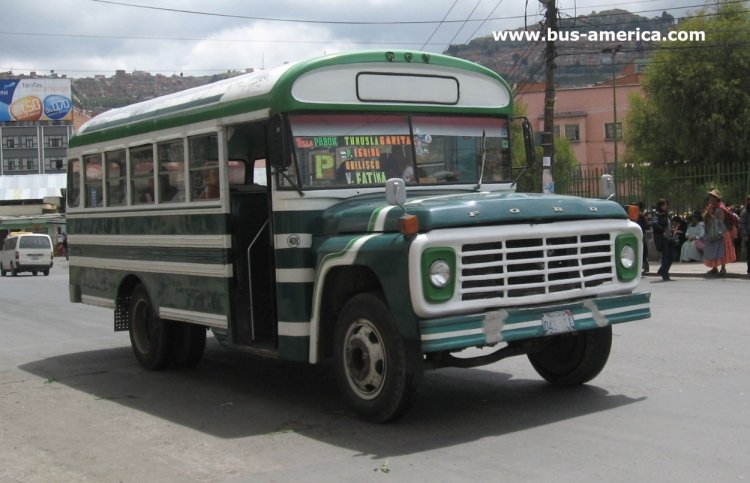Ford F-600 - Blue Bird Conventional (en Bolivia) - Villa Victoria
043VLL
