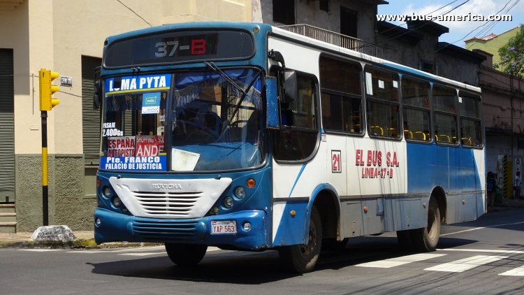 Foton BJ - Ruvicha II - El Bus
YAP 563

Línea 37B (Asunción), unidad 21
