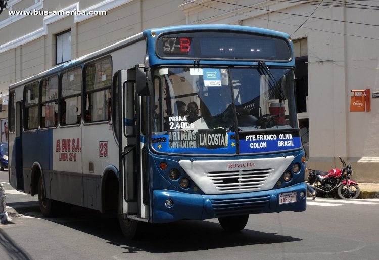 Foton BJ - Ruvicha II - El Bus
YAP 571

Línea 37B (Asunción), unidad 23
