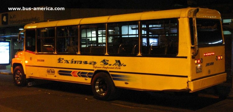 Chevrolet B-70 - Thomas - Eximsa
SHE-946
[url=https://galeria.bus-america.com/displayimage.php?pid=29510]https://galeria.bus-america.com/displayimage.php?pid=29510[/url]

Ruta 950 (Bogotá), unidad 20500
