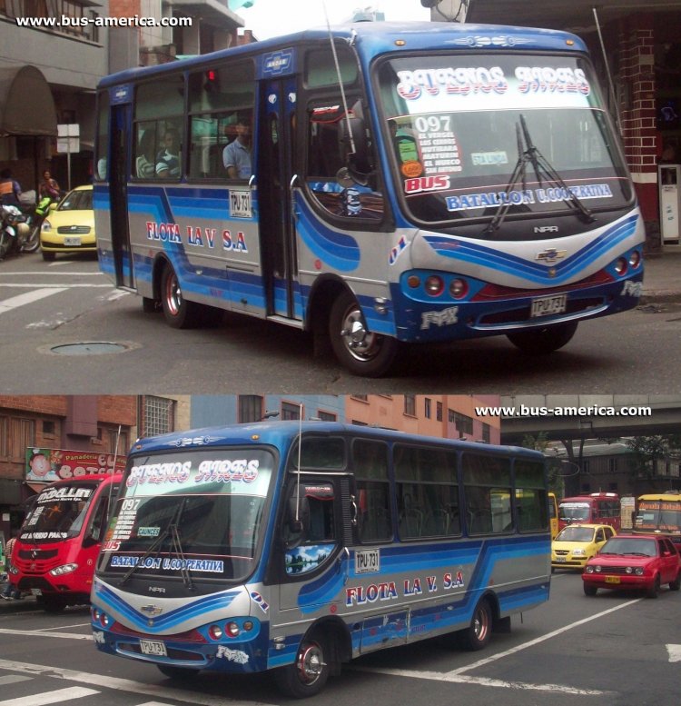 Isuzu NPR - Occidente Fenix - Flota la V
TPU731

Ruta 97, unidad 01
