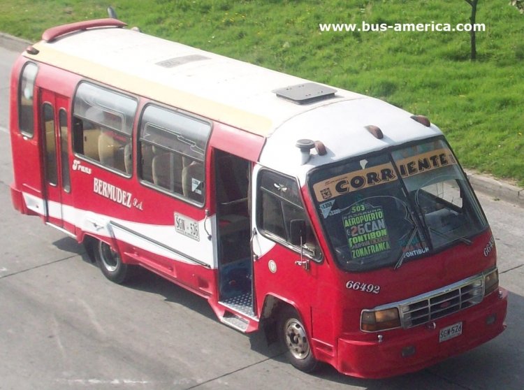 Isuzu NPR - Non Plus Ultra - Bermúdez
SGW-526

Ruta 503 (Bogotá), unidad 66492
