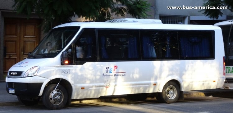 Iveco Daily Scudato 70c16 - Italbus Eurobus - TEP
AC 310 PK
[url=https://bus-america.com/galeria/displayimage.php?pid=45035]https://bus-america.com/galeria/displayimage.php?pid=45035[/url]

TEP, interno 645

En el momento de la foto, primer colectivo Eurobus que había visto. No se si el primero en salir


Archivo originalmente posteado en 2018
