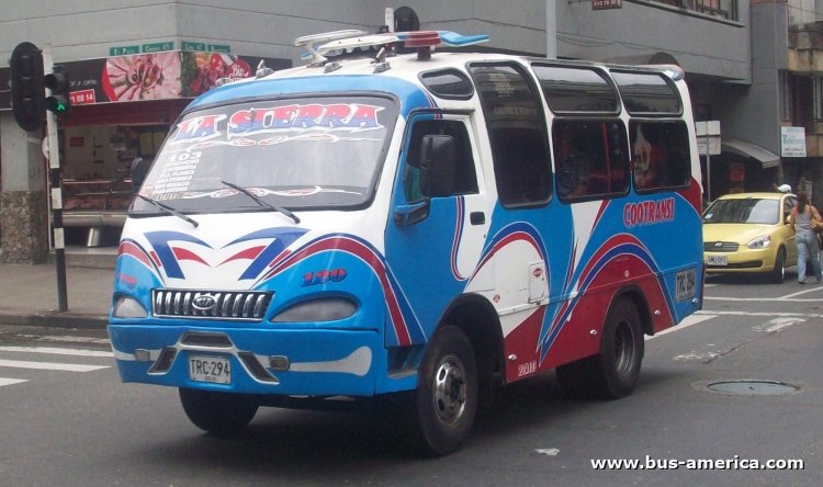 Kia - Elemetalicos - Cootransi
TRC294

Ruta 103, unidad 120
