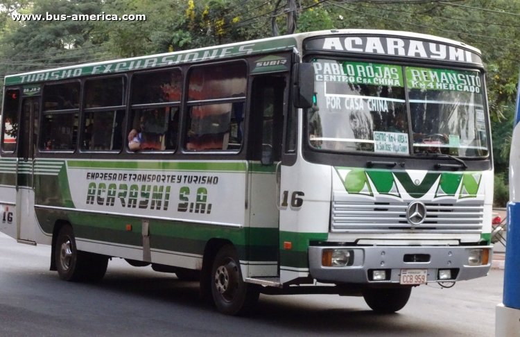 Mercedes-Benz 814 Eco Power - Alborada - Acaraymi
CCB 959

Línea 2 (Ciudad del Este), unidad 16




Archivo originalmente subido en octubre de 2018
