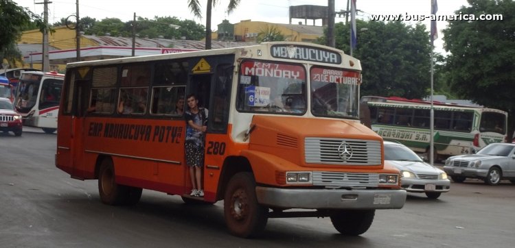 Mercedes-Benz L - El 14 - Mburucuya Poty
AFE651
[url=http://galeria.bus-america.com/displayimage.php?pid=45056]http://galeria.bus-america.com/displayimage.php?pid=45056[/url]

Línea 6 (Ciudad del Este), unidad 280



Archivo posteado originalmente en 2019
