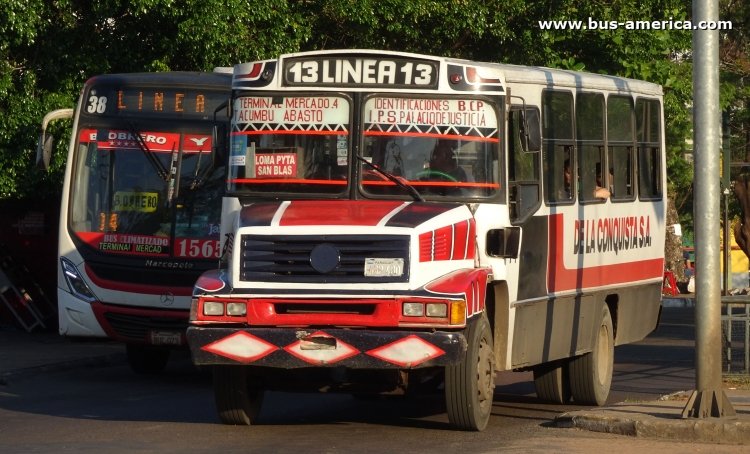 Mercedes-Benz L 1214 - De la Conquista
AGP430

Línea 13 (Asunción), unidad 74
