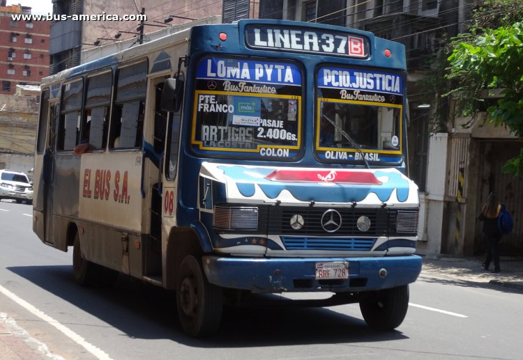 Mercedes-Benz L 711 - San Fernando - El Bus
BRF 728

Línea 37B (Asunción), unidad 08
