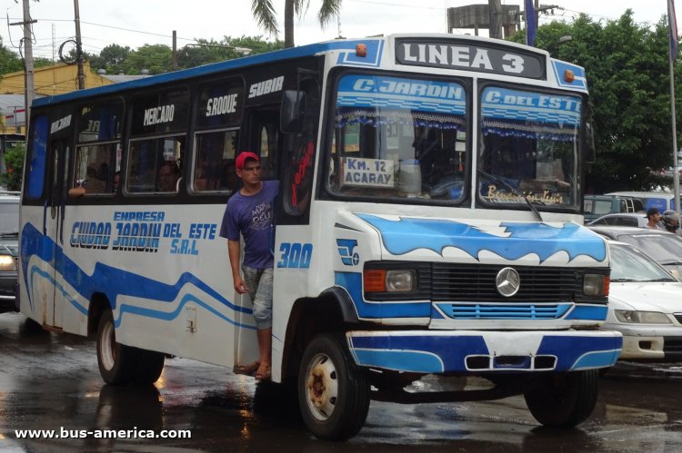 Mercedes-Benz L - Cdad. Jardín del Este
Línea 3 (Cdad. del Este), unidad 300

