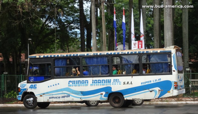 Mercedes-Benz L - San Jorge - Cdad. Jardín del Este
CEK 574
[url=https://bus-america.com/galeria/displayimage.php?pid=50549]https://bus-america.com/galeria/displayimage.php?pid=50549[/url]

Línea 3 (Cdad. del Este), unidad 46
