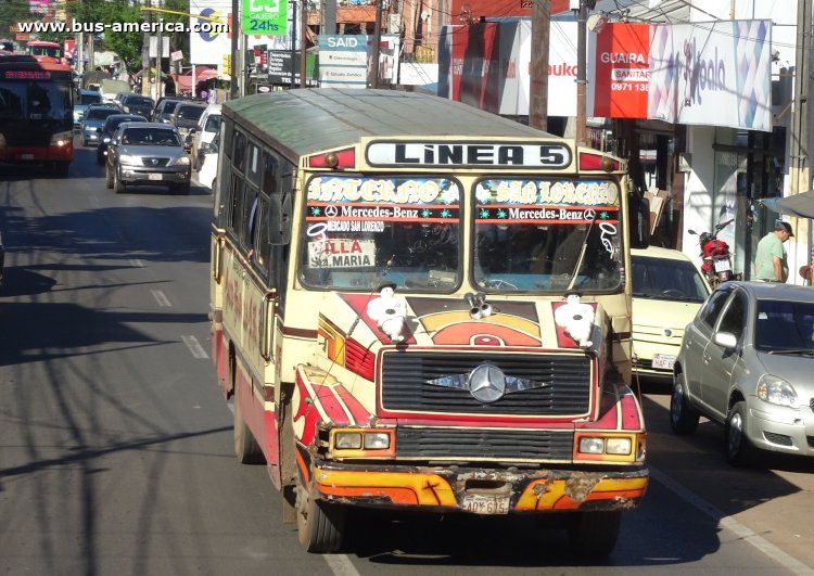 Mercedes-Benz L 1214 - Paraná - San Roque
ADY615

Línea 5 (San Lorenzo), unidad 05
