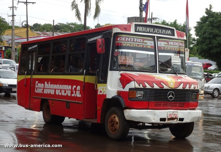 Mercedes-Benz L 711 - Mburucuya
BAZ731

Línea 6 (Ciudad del Este), unidad 155
