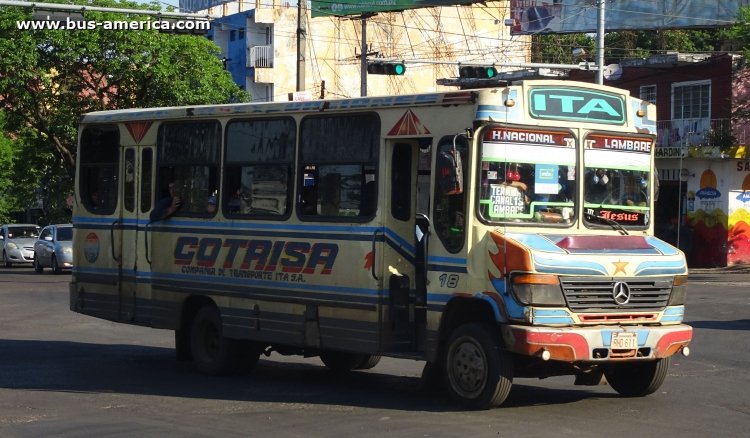 Mercedes-Benz 814 - San Fernando - COTRISA
BHD611

Línea 159 (Asunción), unidad 18
