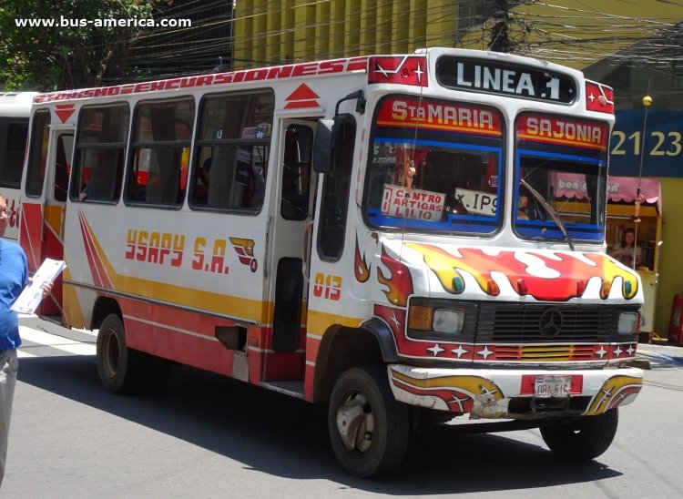 Mercedes-Benz L 711 - San Fernando - Ysapi
OBA 816

Línea 1 (Asunción), unidad 013
