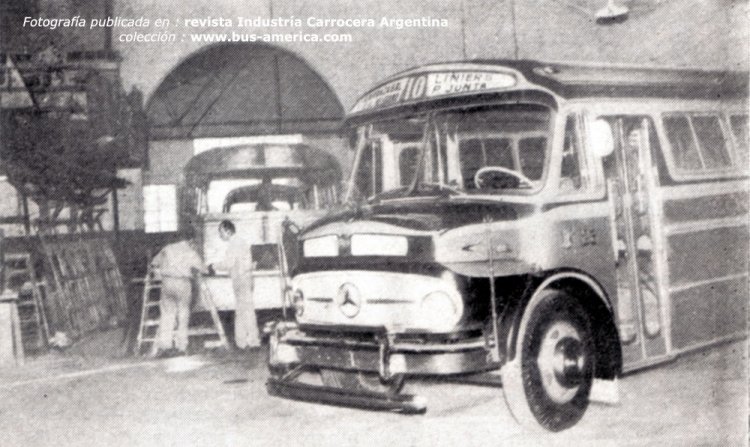 Mercedes-Benz LO 1112 - F.A.C. - L.V.M
Fotografía publicada en : revista Industria Carrocera Argentina 
