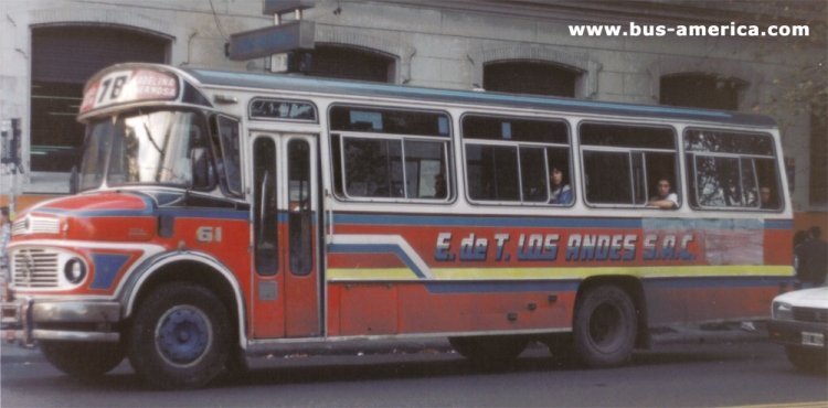 Mercedes-Benz LO 1114 - Ala - Los Andes

