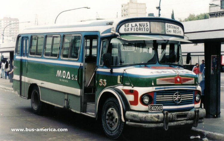 Mercedes-Benz LO1114 - Alcorta AL - MOA
B.2302069

Línea 405 (Prov. Buenos Aires), interno 53
