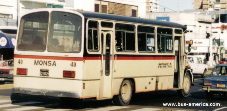 Mercedes-Benz LO 1114 - Automotores y Servicios - M.O.N.S.A.
C.1216029
[url=https://bus-america.com/galeria/displayimage.php?pid=6420]https://bus-america.com/galeria/displayimage.php?pid=6420[/url]

Línea 60 (Buenos Aires), interno 49

