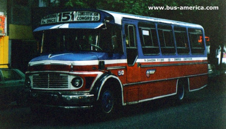 Mercedes-Benz LO 1114 - Bi-Met - M.O.D.O.
Línea 151 (Buenos Aires), interno 50
