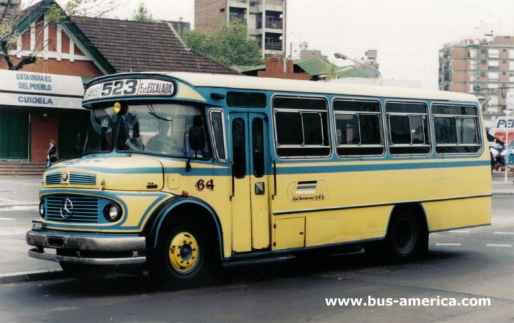 Mercedes-Benz LO 1114 - Biglea - Andrade
M.228859
[url=https://bus-america.com/galeria/displayimage.php?pid=64410]https://bus-america.com/galeria/displayimage.php?pid=64410[/url]

Línea 523 (Pdo.Lanús), interno 64
