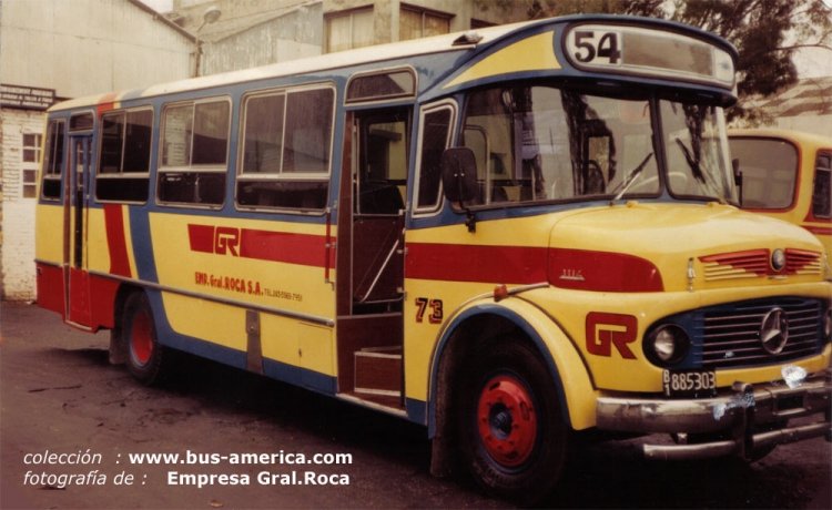 Mercedes-Benz LO 1114 - Crovara 7-82 - Gral. Roca
Fotografía : Empresa General Roca
