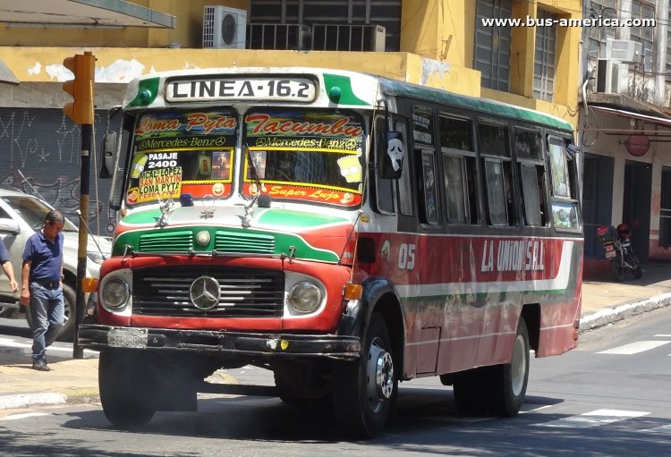 Mercedes-Benz LO 1114 - Davalos - La Unión
ATD890
[url=http://galeria.bus-america.com/displayimage.php?pid=9091]http://galeria.bus-america.com/displayimage.php?pid=9091[/url]
[url=http://galeria.bus-america.com/displayimage.php?pid=18660]http://galeria.bus-america.com/displayimage.php?pid=18660[/url]
[url=http://galeria.bus-america.com/displayimage.php?pid=46053]http://galeria.bus-america.com/displayimage.php?pid=46053[/url]

Línea 16.2 (Asunción), unidad 05
