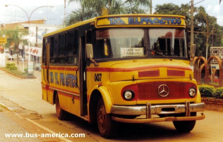 Mercedes-Benz LO 1114 - El Práctico
T.085193
[url=https://galeria.bus-america.com/displayimage.php?pos=-14394]https://galeria.bus-america.com/displayimage.php?pos=-14394[/url]
[url=https://galeria.bus-america.com/displayimage.php?pos=-14396]https://galeria.bus-america.com/displayimage.php?pos=-14396[/url]

Línea 3 (Pto. Iguazú), interno 007
