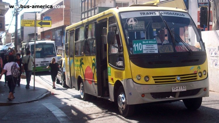 Mercedes-Benz LO 712 - Caio Piccolo (en Chile) - Andacollo
YD4153
Línea 110 ex línea 4
