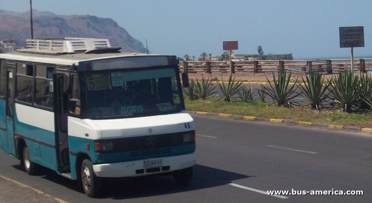 Mercedes-Benz LO 812 - Cuatro Ases Leyenda PH 50 - ETRAPAS
LC9455

Línea 5 (Arica), interno 14
