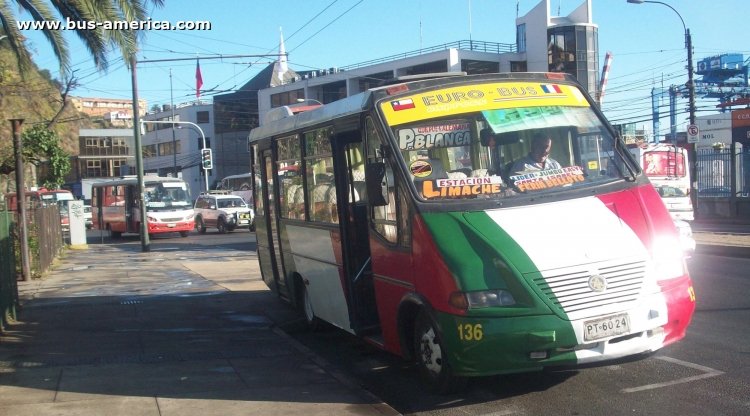 Mercedes-Benz LO 814 - Metalpar Pucará 2000 - Euro-Bus
PT6024

Euro-Bus Express (Valparaíso), interno 136
