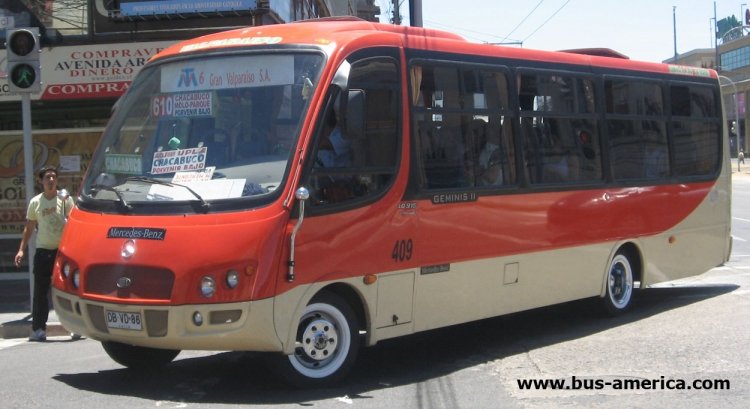 Mercedes-Benz LO 915 - Inrecar Geminis II - Gran Valparaíso
DBVD86
