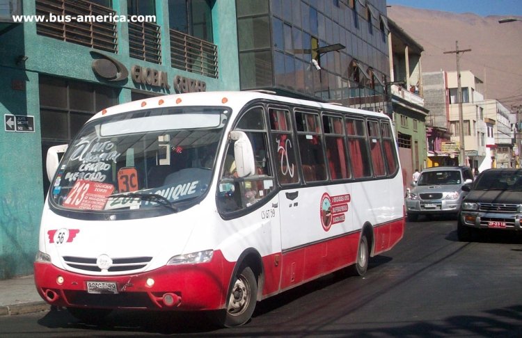 Mercedes-Benz LO 915 - Metalpar Pucara Evolution IV - Alto Hospicio
CSGT59
Línea 213, ex línea 3C
