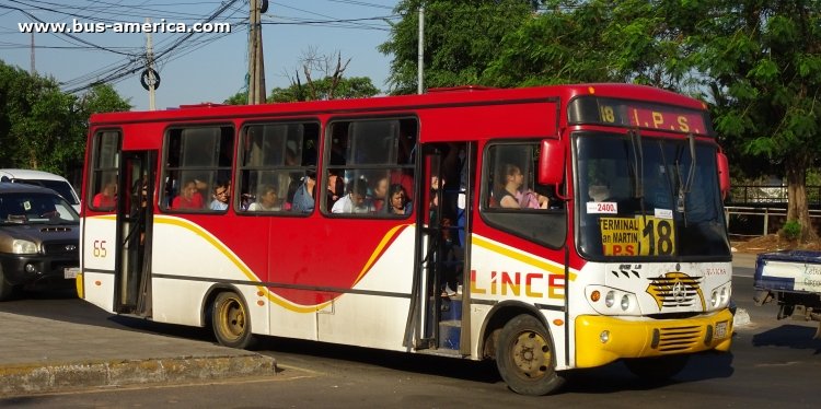 Mercedes-Benz LO 915 - Ruvicha - Lince
KAB 572

Línea 18 (Asunción), unidad 65
