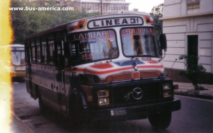 Mercedes-Benz L 1113 - Cebra I - Virgen del Pilar
LAMBARE ¿ICK? 0390819
http://galeria.bus-america.com/displayimage.php?pid=9645
