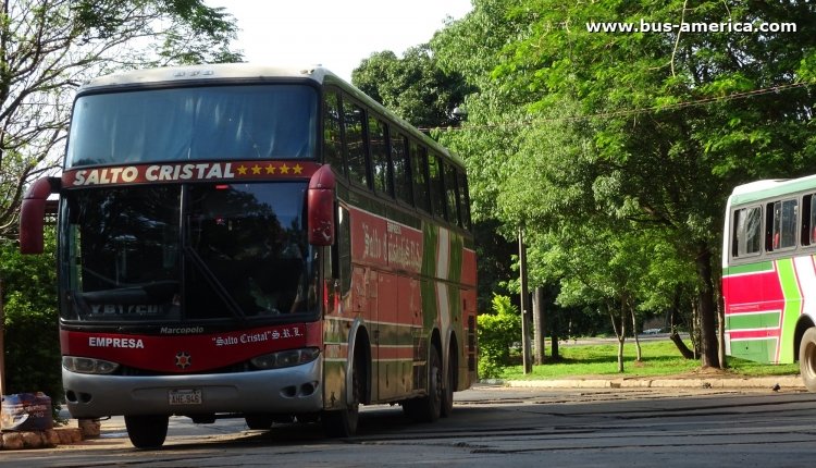 Mercedes-Benz O 371 RSD - Marcopolo GV Paradiso 1450 (en Paraguay) - Salto Cristal
AHE 946
[url=https://bus-america.com/galeria/displayimage.php?pid=50058]https://bus-america.com/galeria/displayimage.php?pid=50058[/url]

Salto Cristal, interno 1000
