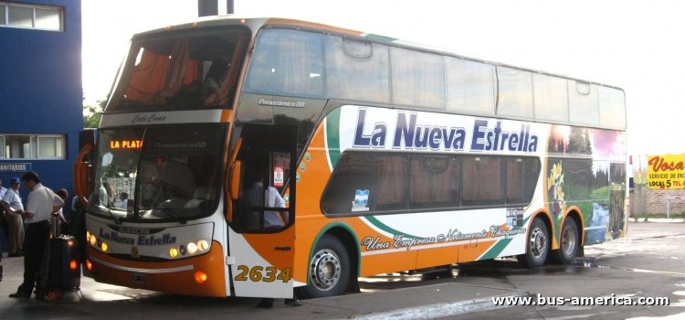 Mercedes-Benz O-400 RSD - Busscar Panorámico DD (en Argentina) - La Nueva Estrella
¿FVF242?

La Nueva Estrella (Tigre Iguazú), interno 2634
